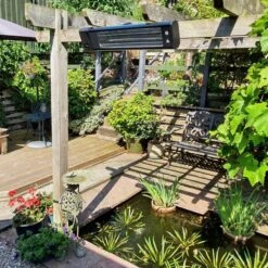 Ecostrad Apex Infrared Patio Heater - Black 1.8kw With Remote -Astral Moda Shop 20200731 151843