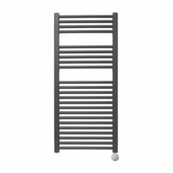 Ecostrad Fina-E Bluetooth Electric Towel Rail - Anthracite 300w (500 X 1100mm)