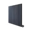 Ecostrad Adesso IQ WiFi Designer Electric Radiator - Black 600w (590 X 600mm) -Astral Moda Shop ad hb6 cut out 1