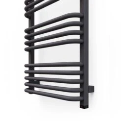 Terma Alex ONE Designer Electric Towel Rails - Grey -Astral Moda Shop alex one 1580x50 modern grey bottom detail 2 1