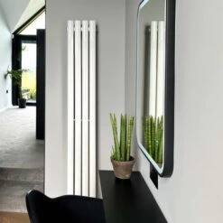 Ecostrad Allora IQ WiFi Vertical Designer Electric Radiator - White 800w (236 X 1600mm) -Astral Moda Shop allora verticle white 2 1