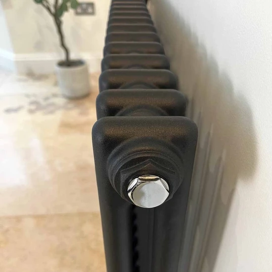 Ecostrad Allerton IQ WiFi Horizontal Double Column Electric Radiator - Anthracite 1500w (1190 X 600mm) 6 Ecostrad Allerton IQ WiFi Horizontal Double Column Electric Radiator - Anthracite 1500w (1190 X 600mm) - Image 5