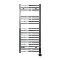 Ecostrad Fina-E IQ WiFi Electric Towel Rail - Curved Chrome 300w (500 X 1100mm) -Astral Moda Shop b778a3a7 c023 4ed3 bb8c 86f52a069856 1