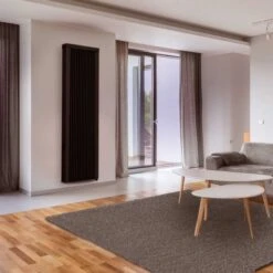 Ecostrad Ecowärme Vertical Electric Radiator - Anthracite 1200w 11 Ecostrad Ecowärme Vertical Electric Radiator - Anthracite 1200w -Astral Moda Shop black verical ecowarme living room 1 2 1 1