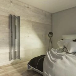 Terma Cane E Vertical Designer Electric Radiator - Anthracite 600w (390 X 1300mm) -Astral Moda Shop cane anthracite 2