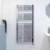 Ecostrad Fina-E Bluetooth Electric Towel Rail - Curved Chrome 300w (500 X 1100mm) -Astral Moda Shop cc moa