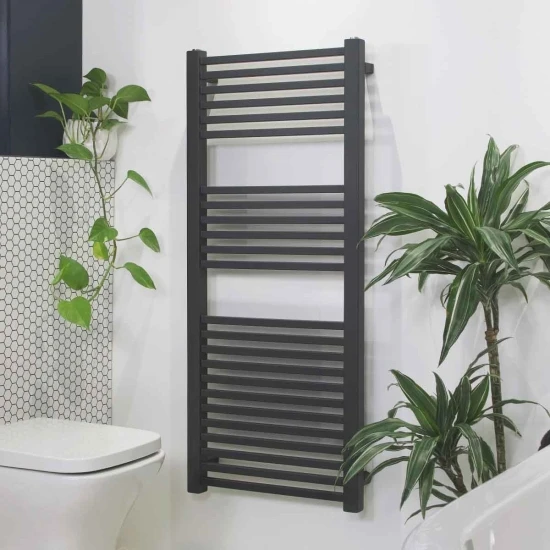 Ecostrad Cube Electric Towel Rail - Anthracite 6 Ecostrad Cube Electric Towel Rail - Anthracite - Image 4