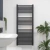Ecostrad Cube Electric Towel Rail - Anthracite -Astral Moda Shop cube anthracite 500x1200 basic face 1