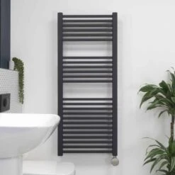 Ecostrad Cube IQ WiFi Electric Towel Rails - Anthracite