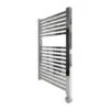 Ecostrad Cube Thermostatic Towel Rail - Chrome 400w (500 X 800mm) -Astral Moda Shop cube thermostatic chrome 500x800 1