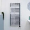 Ecostrad Fina-E IQ WiFi Electric Towel Rail - Curved Chrome 300w (500 X 1100mm) -Astral Moda Shop curved chrome iq
