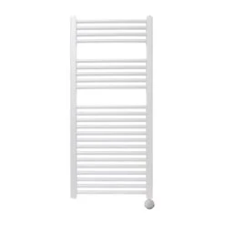 Ecostrad Fina-E Bluetooth Electric Towel Rail - White 300w (500 X 1100mm)