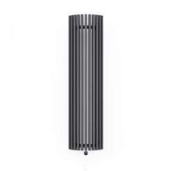 Terma Triga E AW Vertical Designer Electric Radiator - Curved Anthracite 1200w (430 X 1900mm)