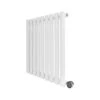 Ecostrad Allora IQ WiFi Designer Electric Radiator - White 600w (595 X 635mm) -Astral Moda Shop ecostrad allora 400w 595 white horizontal side 3