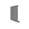 Ecostrad Allora IQ WiFi Designer Electric Radiator - Anthracite 300w (415 X 635mm) -Astral Moda Shop ecostrad allora anthracite horizontal side 7 2