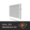 Ecostrad Ecowärme Electric Radiator - White 1000w 2 Ecostrad Ecowärme Electric Radiator - White 1000w -Astral Moda Shop ew10 heats