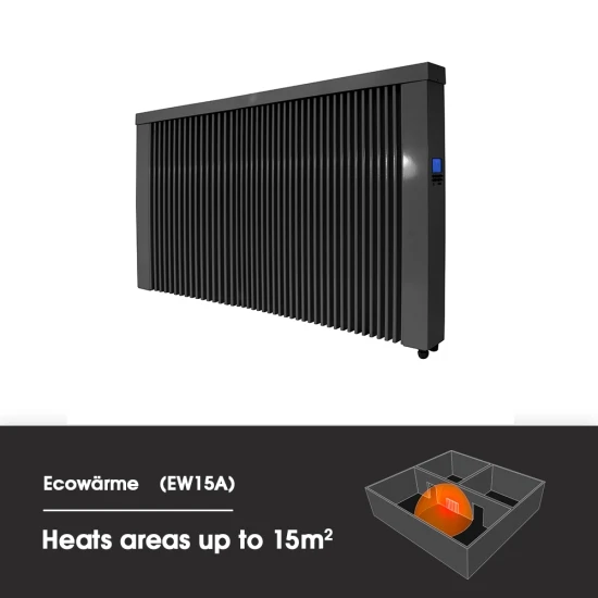 Ecostrad Ecowärme Electric Radiator - Anthracite 1500w 4 Ecostrad Ecowärme Electric Radiator - Anthracite 1500w - Image 2