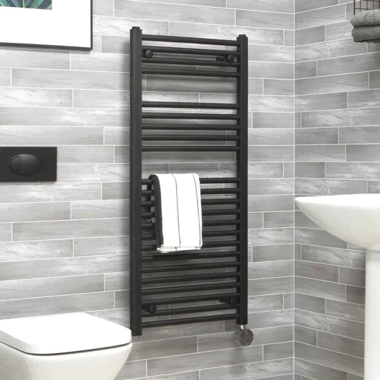 Ecostrad Fina-E IQ WiFi Electric Towel Rail - Anthracite 200w (500 X 800mm) 5 Ecostrad Fina-E IQ WiFi Electric Towel Rail - Anthracite 200w (500 X 800mm) - Image 3