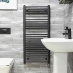 Ecostrad Fina-E IQ WiFi Electric Towel Rail - Anthracite