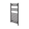 Ecostrad Fina-E Thermostatic Electric Towel Rail - Anthracite 300w (500 X 1100mm)