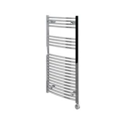 Ecostrad Fina-E Thermostatic Electric Towel Rail - Curved Chrome 300w (500 X 1100mm) 11 Ecostrad Fina-E Thermostatic Electric Towel Rail - Curved Chrome 300w (500 X 1100mm) -Astral Moda Shop fina e curved chrome 300w ecostrad element 500x1100mm