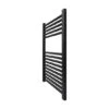 Ecostrad Fina-E Electric Towel Rail - Black 200w (500x800mm) 2 Ecostrad Fina-E Electric Towel Rail - Black 200w (500x800mm) -Astral Moda Shop fina e electric 500x800mm black 200w cutout side