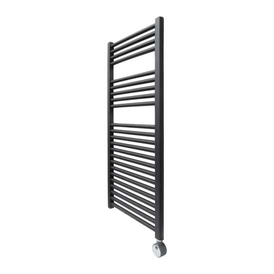 Ecostrad Fina-E Thermostatic Electric Towel Rail – Black 300w (500 X 1100mm) 3 Ecostrad Fina-E Thermostatic Electric Towel Rail – Black 300w (500 X 1100mm)