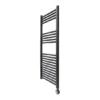 Ecostrad Fina-E Thermostatic Electric Towel Rail - Anthracite 400w (500 X 1200mm)