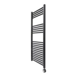Ecostrad Fina-E Thermostatic Electric Towel Rail - Anthracite 400w (500 X 1200mm)