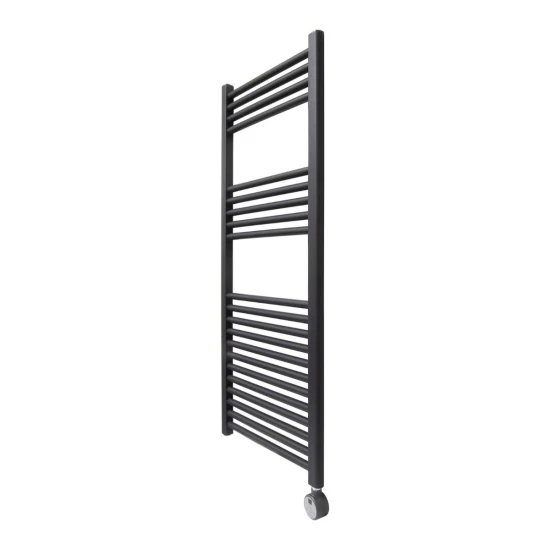 Ecostrad Fina-E Thermostatic Electric Towel Rail - Anthracite 400w (500 X 1200mm) 3 Ecostrad Fina-E Thermostatic Electric Towel Rail - Anthracite 400w (500 X 1200mm)