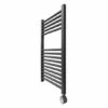 Ecostrad Fina-E Thermostatic Electric Towel Rail - Anthracite 200w (400 X 700mm)