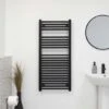 Ecostrad Fina-E Electric Towel Rails - Black -Astral Moda Shop fina b basic 01