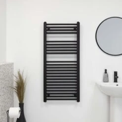 Ecostrad Fina-E Electric Towel Rails - Black