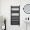 Ecostrad Fina-E Thermostatic Electric Towel Rails - Black -Astral Moda Shop fina b digital 01