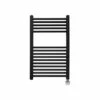 Ecostrad Fina-E Thermostatic Electric Towel Rail - Black 200w (500 X 800mm) 1 Ecostrad Fina-E Thermostatic Electric Towel Rail - Black 200w (500 X 800mm) -Astral Moda Shop fina black thermostatic 500x800