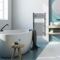 Ecostrad Fina-E Electric Towel Rail - Chrome -Astral Moda Shop fina e 400x700 lifestyle 2
