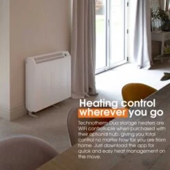 Technotherm TTB-E Duo 34+ WiFi Controlled Storage Heater - 3.4kw -Astral Moda Shop heating control wherever you go 1
