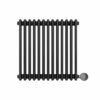 Ecostrad Allerton IQ WiFi Horizontal Double Column Electric Radiator - Anthracite 600w (605 X 600mm) 2 Ecostrad Allerton IQ WiFi Horizontal Double Column Electric Radiator - Anthracite 600w (605 X 600mm) -Astral Moda Shop horizontal anth 600x605