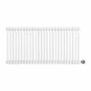 Ecostrad Allerton IQ WiFi Horizontal Double Column Electric Radiator - White 1500w (1190 X 600mm) -Astral Moda Shop horizontal white 600x1190