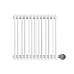 Ecostrad Allerton IQ WiFi Horizontal Double Column Electric Radiator - White 600w (605 X 600mm)