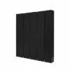Ecostrad IQ Ceramic WiFi Controlled Electric Radiator - Black 1000w -Astral Moda Shop iq ceramic black 1000w angled 01