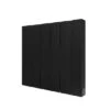 Ecostrad IQ Ceramic WiFi Controlled Electric Radiator - Black 1500w -Astral Moda Shop iq ceramic black 1500w angled 01