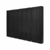 Ecostrad IQ Ceramic WiFi Controlled Electric Radiator - Black 2000w -Astral Moda Shop iq ceramic black 2000w angled 02