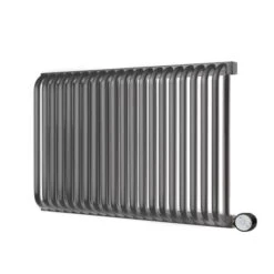 Terma Delfin E Designer Electric Radiator - Anthracite 800w (1020 X 440mm)