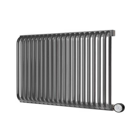 Terma Delfin E Designer Electric Radiator - Anthracite 800w (1020 X 440mm) 3 Terma Delfin E Designer Electric Radiator - Anthracite 800w (1020 X 440mm)
