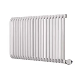 Terma Delfin E Designer Electric Radiator - White 1000w (1220 X 440mm)
