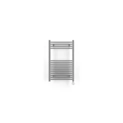 Terma Leo MOA Blue Thermostatic Electric Towel Rail - Chrome 200w (500 X 800mm)