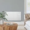 Moda Onyx Smart Electric Heater - White Glass 2000w -Astral Moda Shop moda onyx white lifestyle 1 square with screen