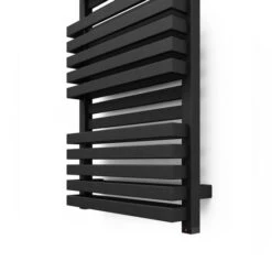 Terma Quadrus Bold ONE Designer Electric Towel Rail - Black 600w (450 X 870mm) -Astral Moda Shop quadrus element