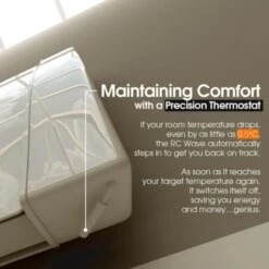 Haverland Designer RC Wave RC7W Electric Radiator - 1100w -Astral Moda Shop rc wave 0.5 3